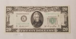 West Point Coins 1950a $20 Federal Reserve Note 
