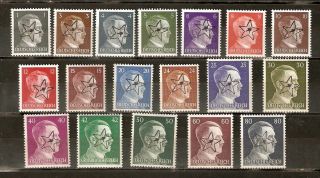 Germany Reich Occupation On Hitler Local Chemnitz Lot Mnh