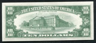 1963 - A $10 FRN FEDERAL RESERVE NOTE CLEVELAND,  OH GEM UNCIRCULATED (D) 2