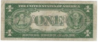 1935 - A $1 Hawaii WWII Emergency Federal Reserve Note Brown Seal FINE 2
