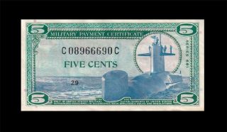 1969 Mpc United States 5 Cents Series 681 ( (gem Unc))