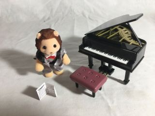 Calico Critters/sylvanian Families Grand Piano With Pianist
