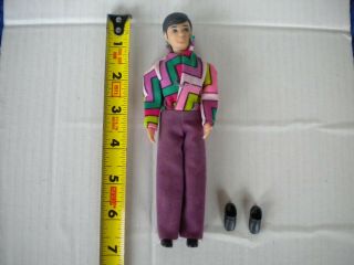 Dawn Gary Doll 1970 Topper Corp.  Hong Kong With Disco Suit & Extra Shoes