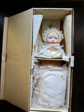 Franklin House Of Faberge Christening 18 " Doll