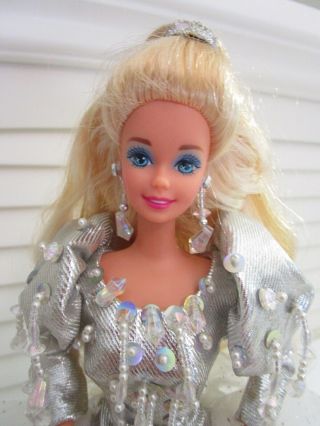 1992 Happy Holidays Barbie Doll Dress 90s 2