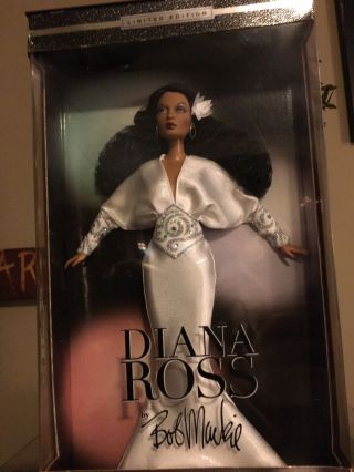 Mattel Limited Edition Diana Ross Barbie Collectible By Bob Mackie
