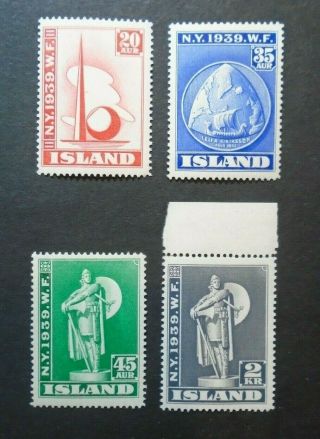 1939 York Set Vf Mnh Iceland Island Islande B231.  15 Start 0.  99$