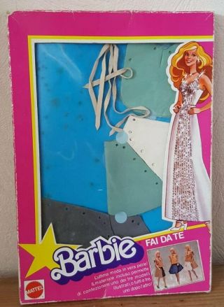 1979 Barbie Fai Date Fashion Mib Made In Italy Star Barbie Era