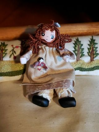 Dollhouse Miniature Igma Artisan Signed Carol Spence Sellner Doll