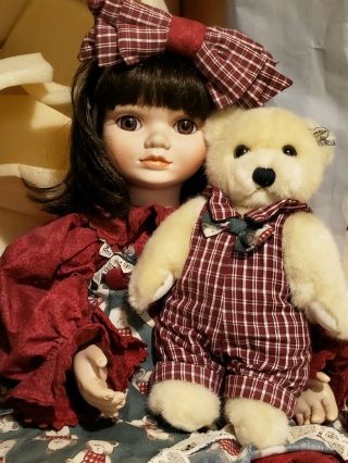 I Love You Beary Much Toddler Doll By Marie Osmond And Annette Funicello Nib