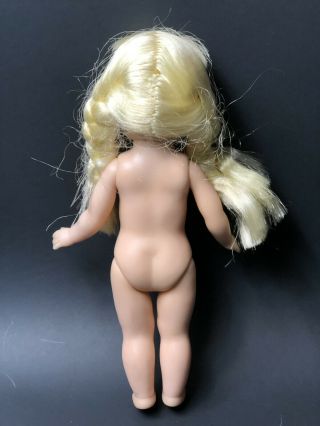 Vintage Vogue GINNY Doll Rooted Blonde Braided Hair Nude Dress Me Sleepy Eyes 2