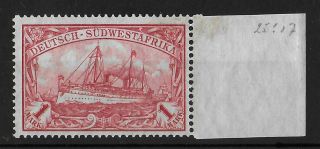 German South West Africa 1906 - 1919 Nh 1 M Michel 29b Cv €320