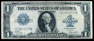 Series Of 1923 United States $1 Silver Certificate Large Size Currency Note 076
