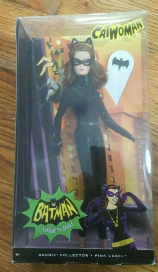 2012 Catwoman Barbie Batman Classic Tv Series 66 Julie Newmar Retro Doll