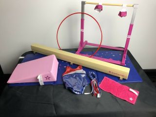 American Girl Gymnastics Set W/ Outfit
