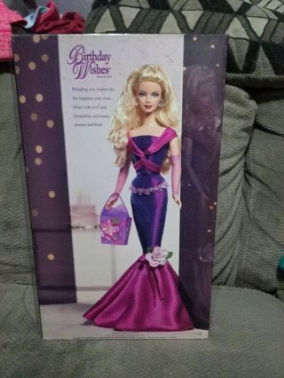 Mattel 2004 Silver Label " Birthday Wishes Barbie " Collector Doll C6228 - Nrfp