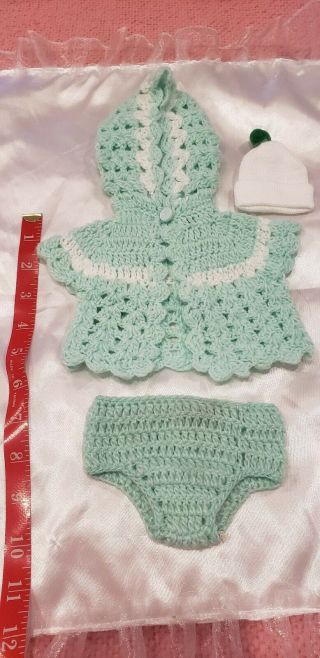 Reborn Baby Doll Micro Preemie Doll Ooak Baby Clothes Set