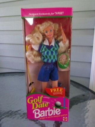 Mattel Target Golf Date Barbie Doll Nrfb 1992