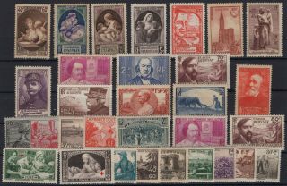 P127833/ France Stamps – Lot 1939 - 1940 Mh