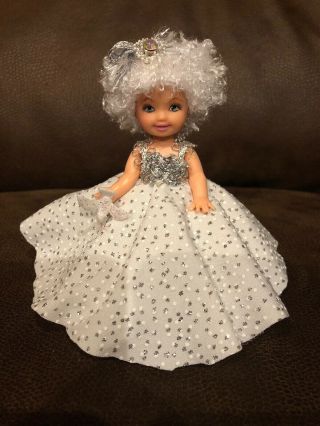 Ooak Custom Kelly Silver Snowflake Sparkle Gorgeous Doll