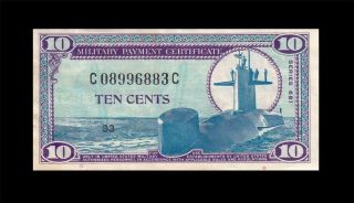 1969 Mpc United States 10 Cents Series 681 ( (gem Unc))