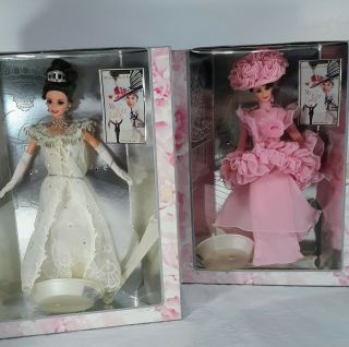 1995 Eliza Doolittle Barbie My Fair Lady Hollywood Legends Embassy Ball And Pink