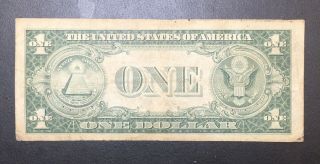 1935 - A One Dollar $1 Yellow Seal Silver Certificate North Africa - Circulated 2