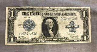 Series 1923 Large Size Silver Certificate $1 Note