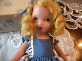 Vintage Nancy Ann Bisque Lucy Locket Doll 115 Storybook Doll - 2