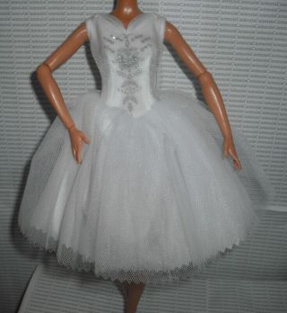 Dress Barbie Doll Mattel Model Muse Nutcracker Misty Copeland White Ballet