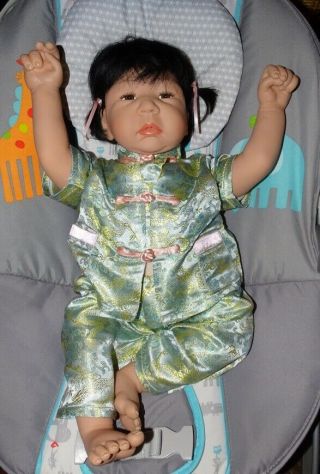 Adorable Asian Paradise Galleries Baby Girl Doll Meiko