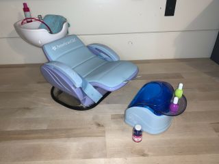 American Girl Doll Spa Chair And Accessories