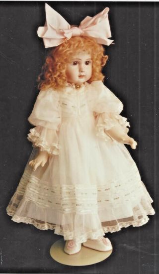 22 - 24 " Antique German Doll Net Insert Lace Heirloom French Sew Dress Pattern Bebe