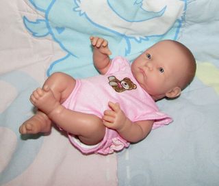 Adorable Berenguer 9 " Realistic Newborn Baby Girl Doll W/ Clothes