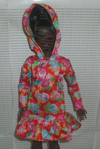Top Barbie Mattel Bmr1959 Curvy Red Floral Hoodie Dress Clothing Accessory