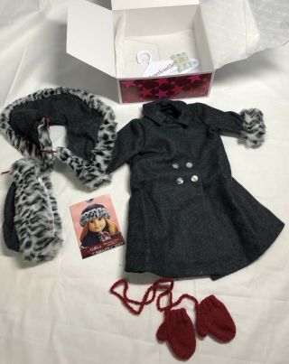 American Girl Nellie Holiday Winter Christmas Coat
