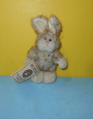 Boyds Down On The Farm Plush 7 " Cabot The Bunny Rabbit Jointed W/ Tag