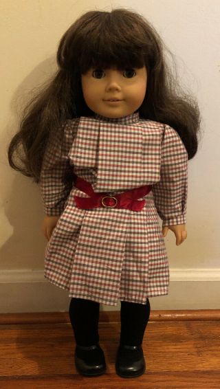 Pleasant Company American Girl Samantha 18” Doll W/ Meet Outfit Ct