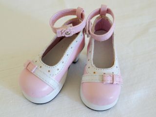 Coolcat Sd 1/3 Pink White Lolita Heels Shoes Bjd Dolls