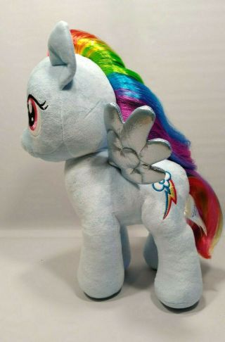 My Little Pony Build A Bear Rainbow Dash Plush Stuffed Animal Doll Large 15 " Toy