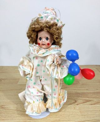 Marie Osmond Porcelain Clown Doll Courtnie " Clown Baby " 1992