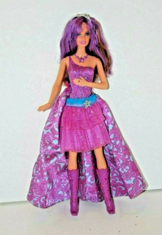 Barbie The Princess & Popstar Singing Keira Transforming 2 In 1 Doll And Mic