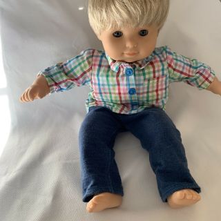 American Girl Doll “bitty Baby” Blonde Twin Boy 15 " (retired)