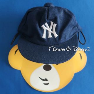 Build - A - Bear Ny York Yankees Baseball Cap Teddy Navy Blue Mlb Hat