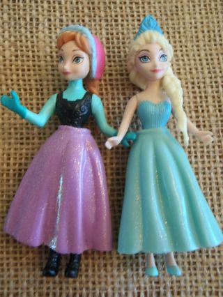 Polly Pocket Disney Princess Anna Elsa Frozen Clothes E37