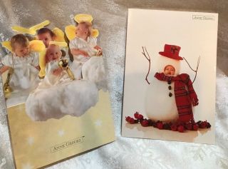 Box Of 17 Adorable Anne Geddes Christmas Cards - 2 Designs Angels & Snowman