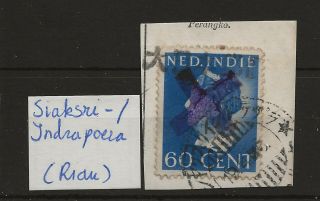 Netherlands Indies Indonesia Japanese Occupation Cross Overprint With Dai Ni Hon