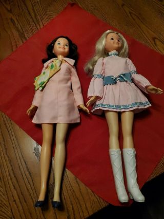 18 Inch Talking Cynthia And Quick Curl Cathy By Mattel