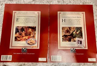 American Girl Pastimes Samantha ' s Cook Book & Craft Book - Pleasant Co Publicatn 2