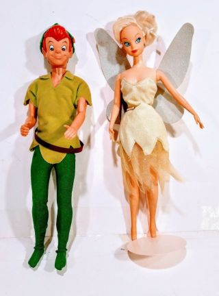 Disneya Store Retired Tinkerbell Tinker Bell Princess Barbie 11 " Peter Pan Doll